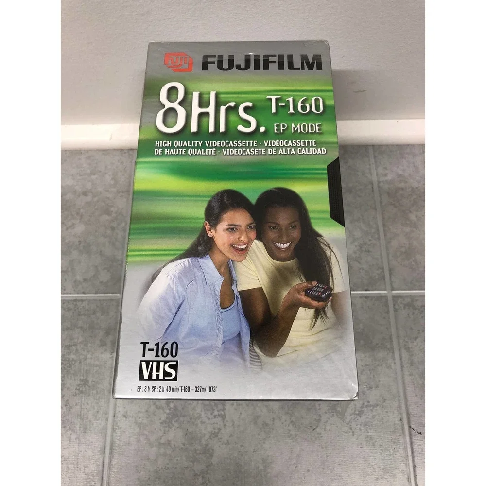 Fujifilm 8 Hrs. T-160 VHS Tape 2 Pack Individually sealed New
